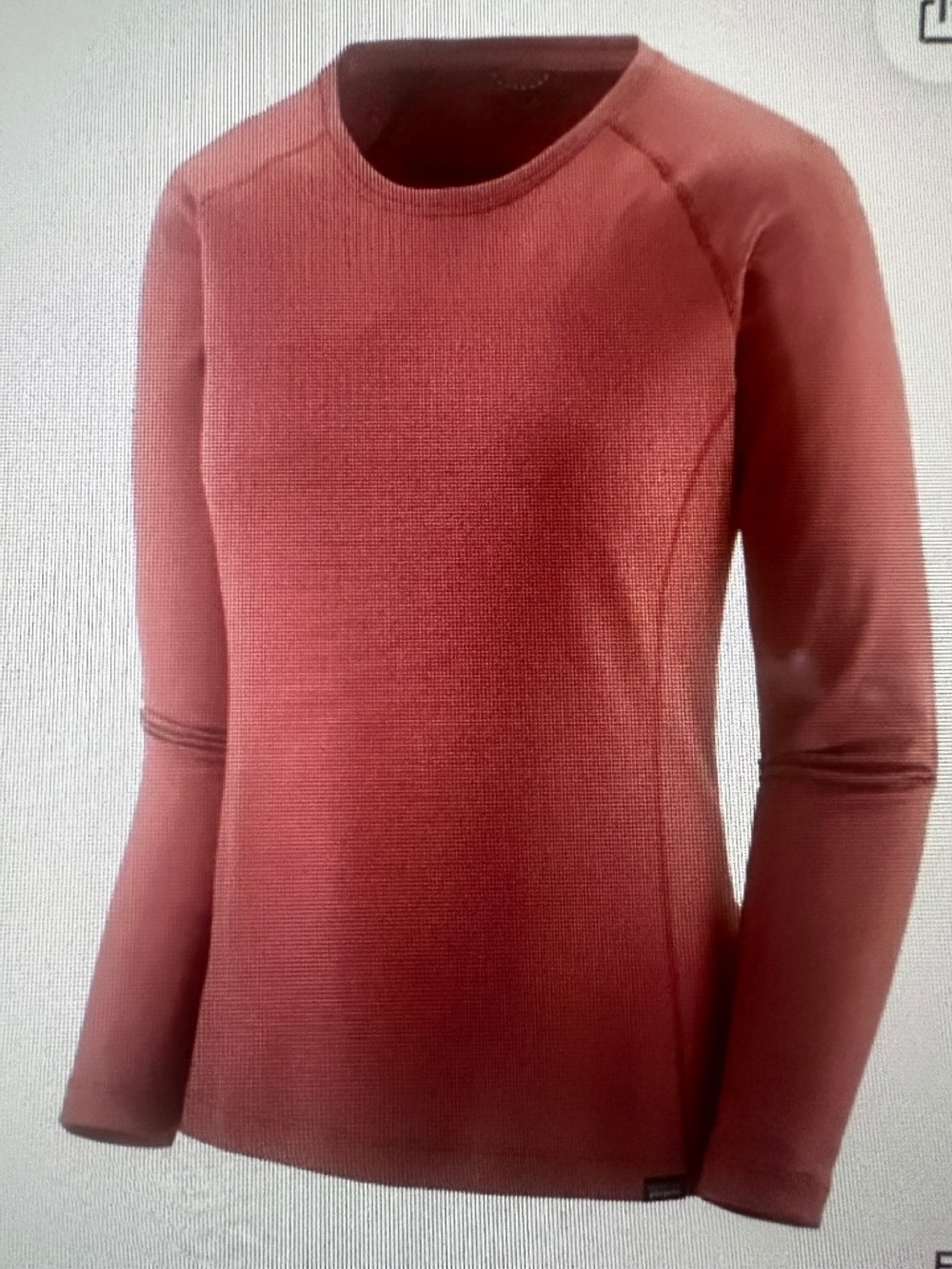Patagonia Women's Medium Red Midweight  Capilene Baselayer